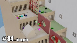 Catapults  3D Marble Race [upl. by Rodmun]