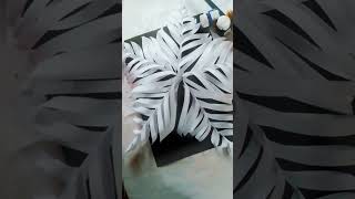 Christmas snowflake ഉണ്ടാക്കിയാലോcraft art xmas xmasdecorations christmastree snowflakes [upl. by Netsriik]