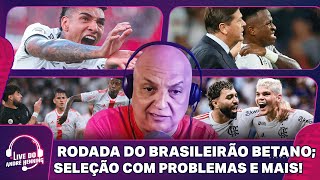 BOTAFOGO ABRE 3 NA PONTA CORINTHIANS SEGUE NO Z4 5 CORTES NA SELEÇÃO E MUITO MAIS  LIVE DO ANDRÉ [upl. by Peta744]