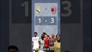 Real Madrid 1  3 Milán [upl. by Esydnac]