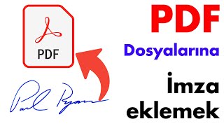 PDF dosyalara imzalarımızı bilgisayar ortamında eklemek büyük kolaylık [upl. by Nigam685]