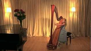 A Hasselmans  Fileuse Alisa Sadikova  9 years old harpist [upl. by Aniratak]