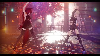 MMD フラジール  Fragile  Ember and Piva  4K [upl. by Yeltihw]