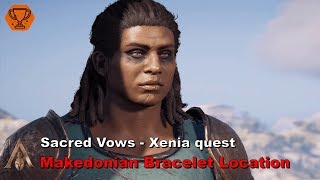 Assassins Creed Odyssey  Makedonian Bracelet Location  Sacred Vows [upl. by Alten]