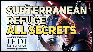 Subterranean Refuge All Secrets Bogano Star Wars Jedi Fallen Order [upl. by Salangi]