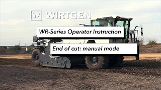 WRSeries Operator Instruction End of cut manual mode [upl. by Inattirb345]