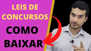 Como Baixar Leis  Baixar Leis para Concurso  Como Baixar Leis para Concursos  Baixar Leis  Ivan [upl. by Lasorella71]