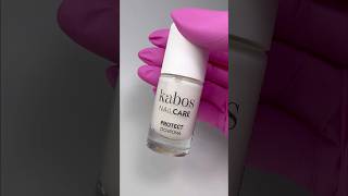 Aplikacja odżywki do paznokci Kabos Nail Care Protect odżywkadopaznokci manicure nails [upl. by Llebanna]