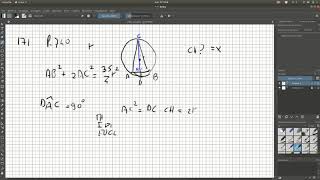 Triangolo isoscele inscritto in una circonferenza [upl. by Lonnie]