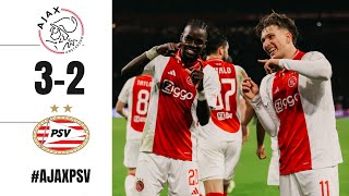 Ajax PSV 32 Samenvatting Eredivisie 202425 ajapsv [upl. by Norbel]