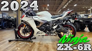 The New and Improved 2024 Kawasaki ZX6R A Detailed Review [upl. by Nylhsoj]