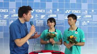 GJTV 2015  Siegerinterview Yuta Watanabe  Chiharu Shida JPN [upl. by Anse]