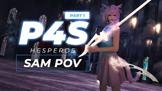 FFXIV  P4S p1 Clear Asphodelos Fourth Circle Savage  SAM PoV [upl. by Atikcir]