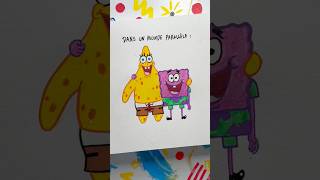 Meilleur duo 👑 dessin shortsart bobleponge spongebob [upl. by Charil692]