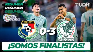 Resumen y goles  Panamá 03 México  CONCACAF Nations League 2024  Semis  TUDN [upl. by Sackey761]