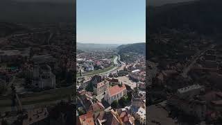 Sighişoara  perla Transilvaniei romania transilvania sighisoara drone dji [upl. by Asenad]