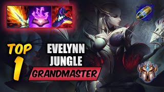 Wild Rift Evelynn TOP 1  S15 rank game  build [upl. by Atteoj]