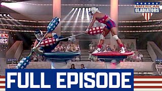 Gladiator Laser Absolutely Decimates In Joust  American Gladiators  Full Episode  S02E01 [upl. by Kenward]