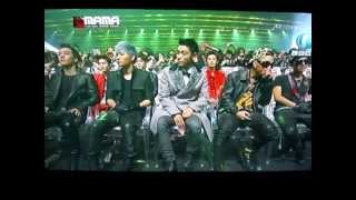 MAMA 2012 Big bang dancing along to gangnam style [upl. by Doretta]