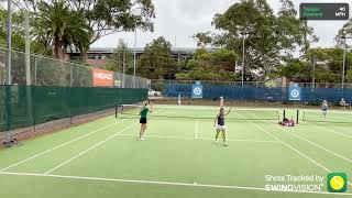 Monday Div 1 Comp StephLaura vs KarenLisa 64 63 65 [upl. by Croner319]