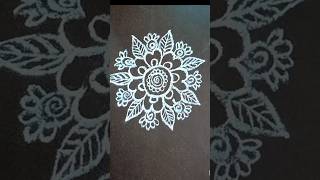 easyrangoli easykolam simplerangolidesign tamil trending shorts [upl. by Atirahs592]