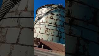 Ironworker Throwing Sparks in a Tank Farm dirty jobs hardworking construction welding ironwork [upl. by Oidale]