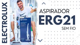 ASPIRADOR ERGORAPIDO ERG21 ELECTROLUX SEM FIO [upl. by Chivers]