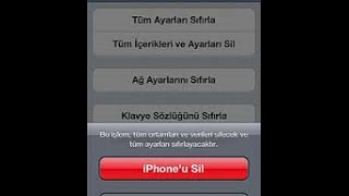 Apple iPhone Sıfırlarken Dikkat Edilmesi Gerekenler [upl. by Natalee]