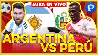 Los comentarios del partido ARGENTINA vs PERÚ  Eliminatorias Sudamericanas [upl. by Elvie630]