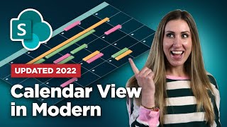 Adding a Modern Calendar View to a SharePoint Page  Updated 2022 [upl. by Grearson391]