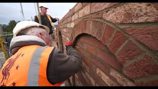 Creating Intricate Brickwork Using Offsite Construction  Keystone Brick Slip Feature Lintels [upl. by Uchida110]