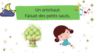 La ronde des légumes 🥬 Chansons enfants  Paroles et illustrations [upl. by Aihsas]