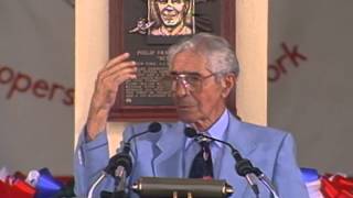 Phil Rizzuto 1994 Hall of Fame Induction Speech [upl. by Noside394]