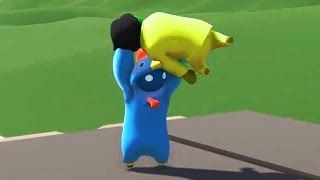 THE GREATEST KILL EVER Gang Beasts Funny Moments [upl. by Berri634]