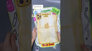 iPhoneaccessories blind bag🍏🍎diy blindbag asmr papercraft draw unboxing shorts [upl. by Anegroeg135]