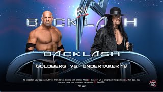 WWE 2K23 Goldberg Vs The Undertaker [upl. by Ayikat438]