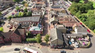 Waltham Abbey from above [upl. by Ahtram]