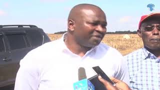 Sports CS Rashid Echesa tours Kipchoge Keino stadium in Eldoret [upl. by Ahseined]