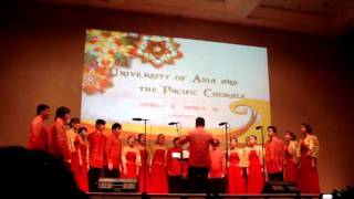 UAampP Chorale  Filipino Christmas Songs medley  Kulturas Pasko sa Atin [upl. by Ecirtael]