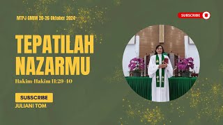 HakimHakim 112940 Tepatilah Nazarmu MTPJ GMIM 2026 Oktober 2024 [upl. by Countess270]