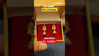 Daily wear gold earrings designs Gold earrings for kids latest design [upl. by Neelrad]