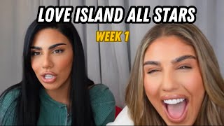 LOVE ISLAND ALL STARS REVIEW WEEK 1 [upl. by Terrijo]