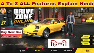 🚘All Features Explain For Beginners Drive Zone Online Car Game丨How To Buy New Car Drive Zone Online [upl. by Ekard93]