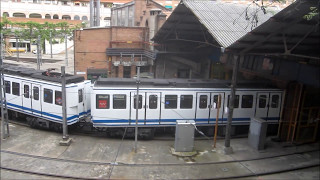 Tren entrando en las cocheras de Cuatro Caminos [upl. by Jeffrey]