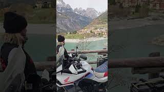 Lago di Molveno con Honda Transalp 750 24 Novembre 2024 [upl. by Goulet695]