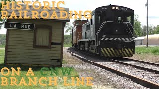 Historic Railroading on an old CNW Branch line in South central Wisconsin [upl. by Yllib]