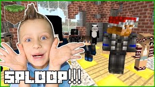 Minecraft SPLOOP Minigame RonaldOMG KarinaOMG [upl. by Helmer]