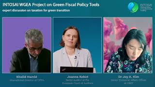 INTOSAI WGEA podcast on taxation for green transition with Joy A Kim and Khalid Hamid [upl. by Yelsha51]