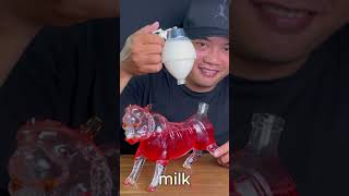 ASMR  sting  milk asmr shotrs drinks [upl. by Karlyn722]