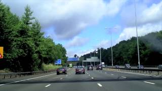 Joining the M25 from the M23 England [upl. by Chappell503]